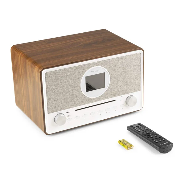 Audizio Lucca Radio DAB+ Internet Wi-Fi 60W - Bois, Écran LCD 2,8"
