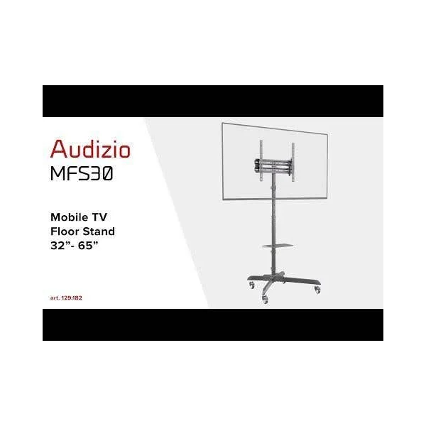 Audizio MFS30 Support TV à Roulettes et Freins