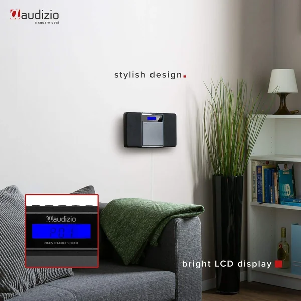 Audizio Nimes Radio Bluetooth Stéréo 50W - Noir