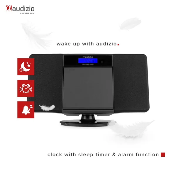 Audizio Nimes Radio Bluetooth Stéréo 50W - Noir
