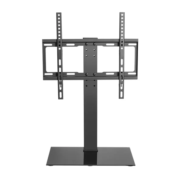 Audizio TTTS40 Pied TV Réglable Base en Verre trempé