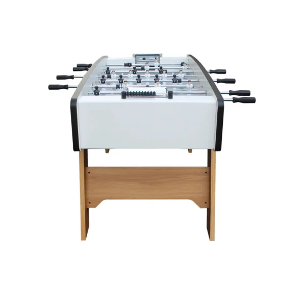 Baby Foot Moderne Bois et Blanc Baby foot de salon Table de Baby Foot joueurs en ABS
