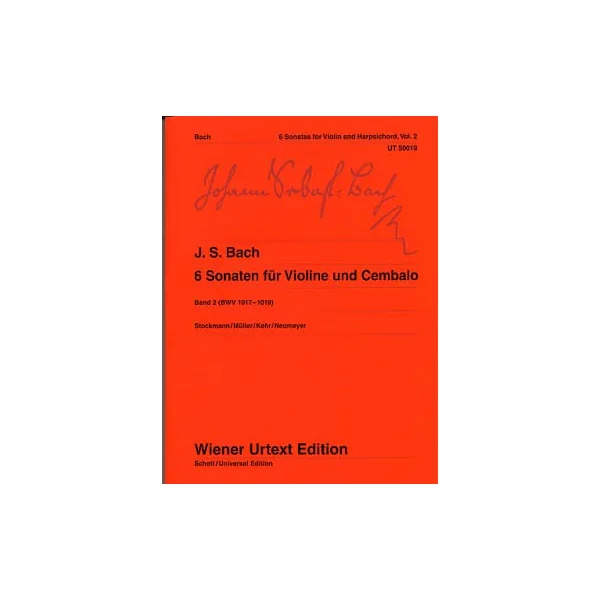 Bach J.s. Sonates 4 - 6 Violon-2