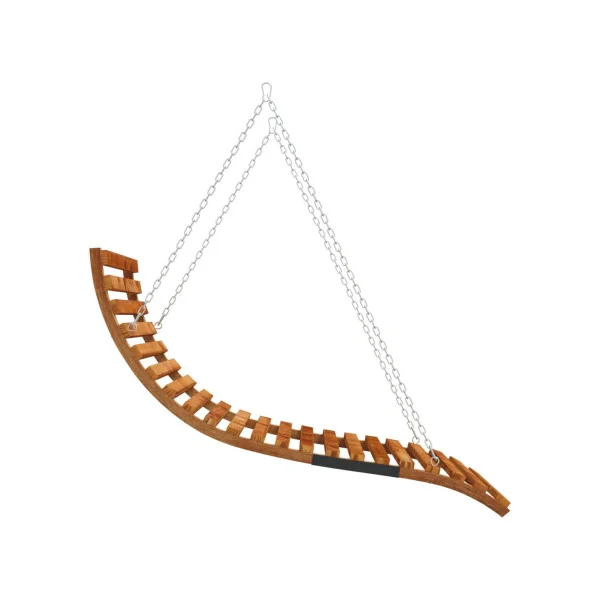 Balancelle Avec Auvent Design Crème Lit de Jardin en Epicéa Balancelle Extérieure Balancelle Suspendue