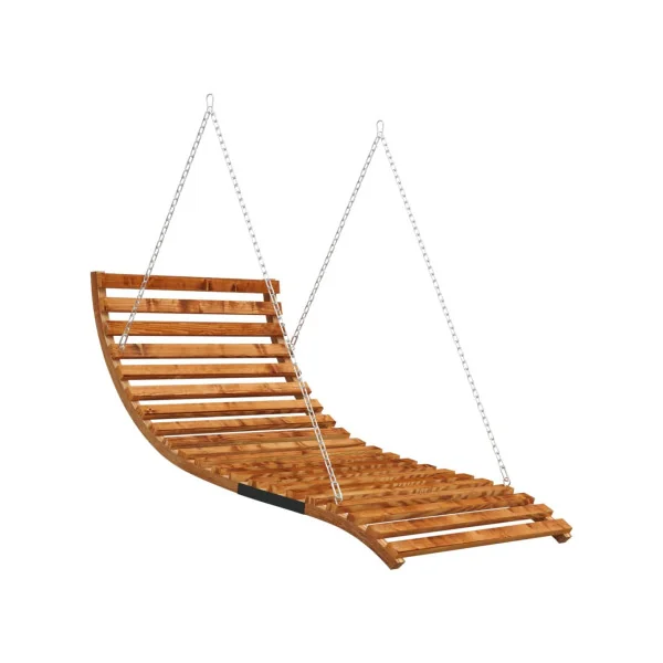 Balancelle Crème Lit de Jardin en Epicéa Balancelle Extérieure Balancelle Suspendue