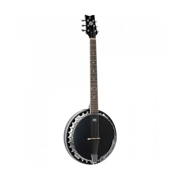 BANJO 6 CORDES ELECTRO ORTEGA, NOIR