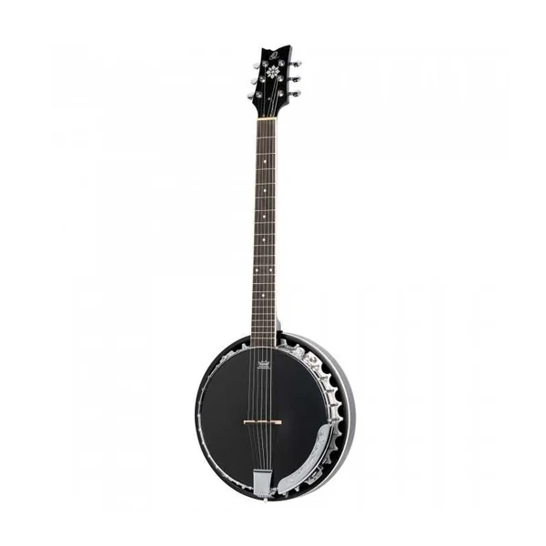 BANJO 6 CORDES ELECTRO ORTEGA, NOIR