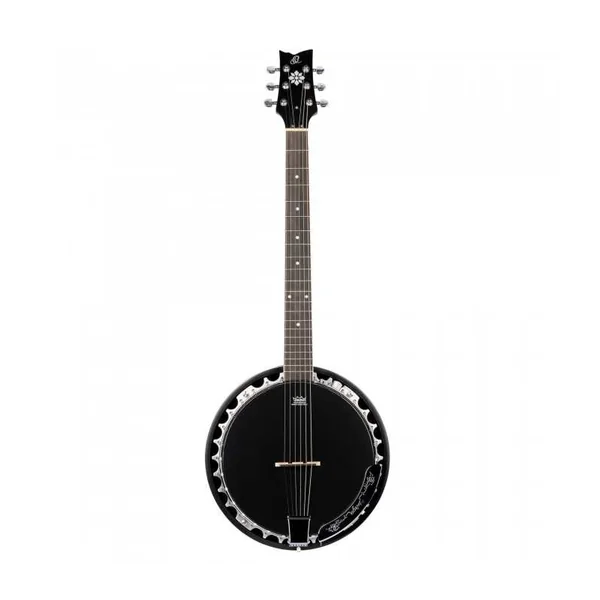 BANJO 6 CORDES ELECTRO ORTEGA, NOIR
