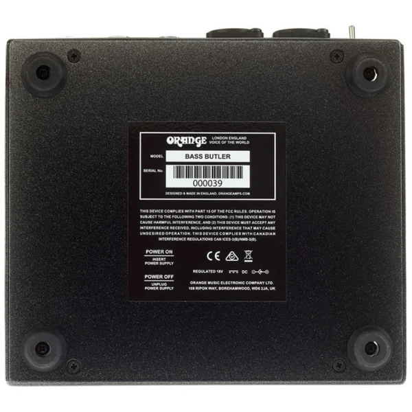 Bass Butler Bi-Amp Bass Pre