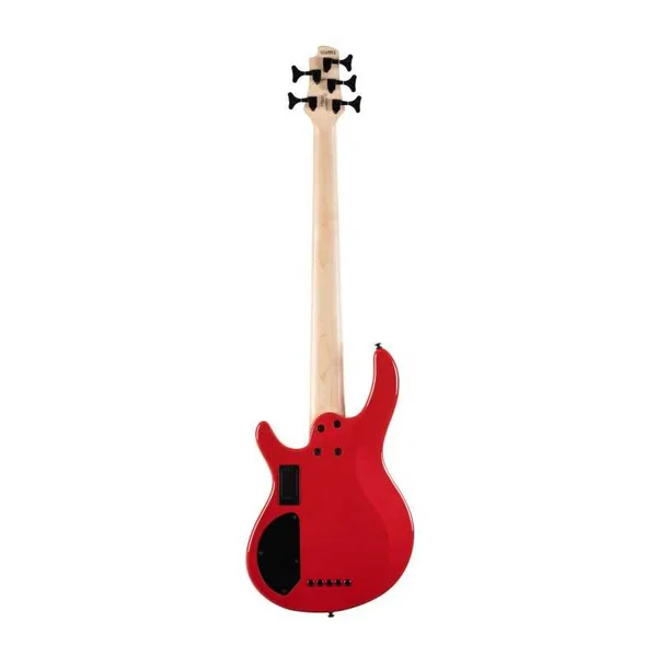 Basse Electrique 5 Cordes CORT C5 DELUXE CANDY RED