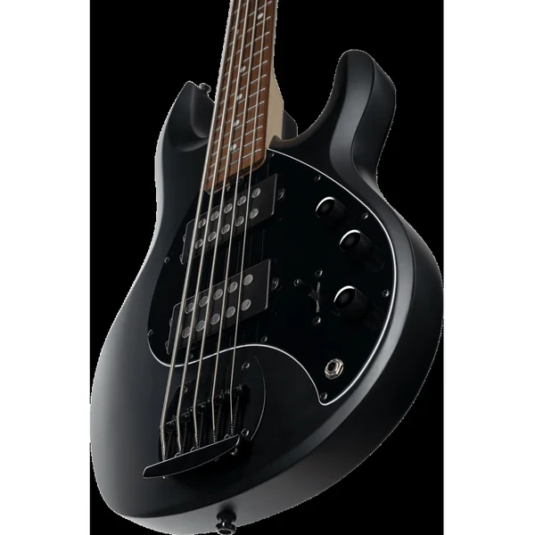 Basse Electrique 5 Cordes STERLING BY MUSIC MAN - RAY5HH-SBK-J1 - StingRay 5 HH RAY5HH Stealth Black