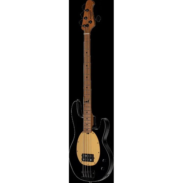 Basse Electrique STERLING BY MUSIC MAN - ST-WENTZ-BK-M2 - Artist Series - Black - Golden Pickguard - Pete Wentz Signature