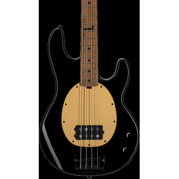Basse Electrique STERLING BY MUSIC MAN - ST-WENTZ-BK-M2 - Artist Series - Black - Golden Pickguard - Pete Wentz Signature