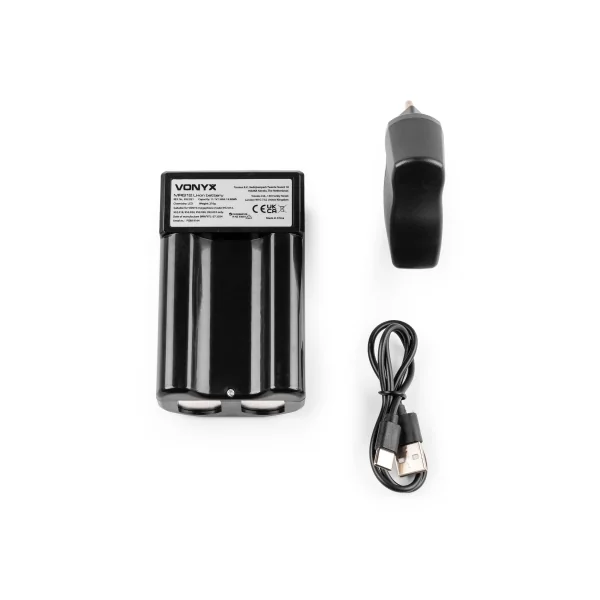 Batterie lithium Vonyx rechargeable sur USB-c pour mégaphone
