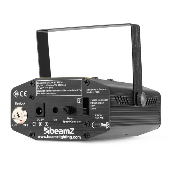BeamZ Apollo Laser Rouge Vert Multipoints