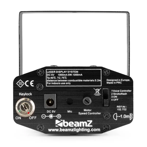 BeamZ Apollo Laser Rouge Vert Multipoints