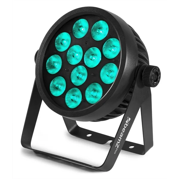 Beamz BAC509 LED Projecteur PAR - 12x LED 10W, Boitier Aluminium avec Télécommande