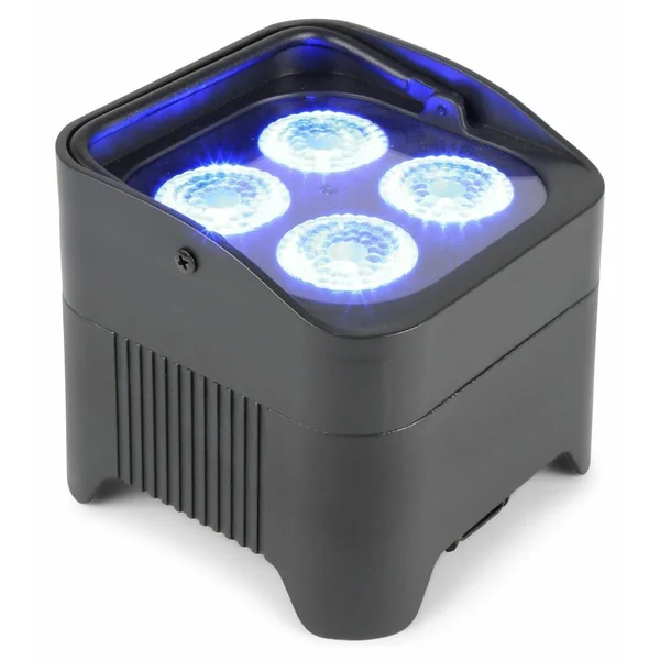 BeamZ BBP94 - Lot de 2 Projecteurs PAR Uplight sur Batterie RGB-UV DMX - 40 Watts