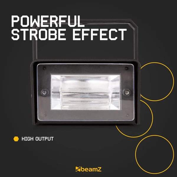 Beamz BMS50 Mini Stroboscope 25W