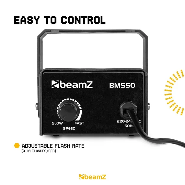 Beamz BMS50 Mini Stroboscope 25W