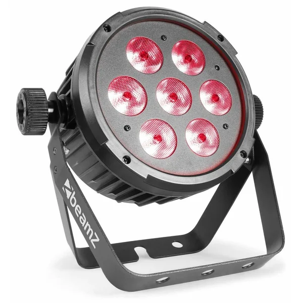 BeamZ BT270 - Projecteur FlatPAR, 7x LED RGBW, 6W par LED avec Télécommande