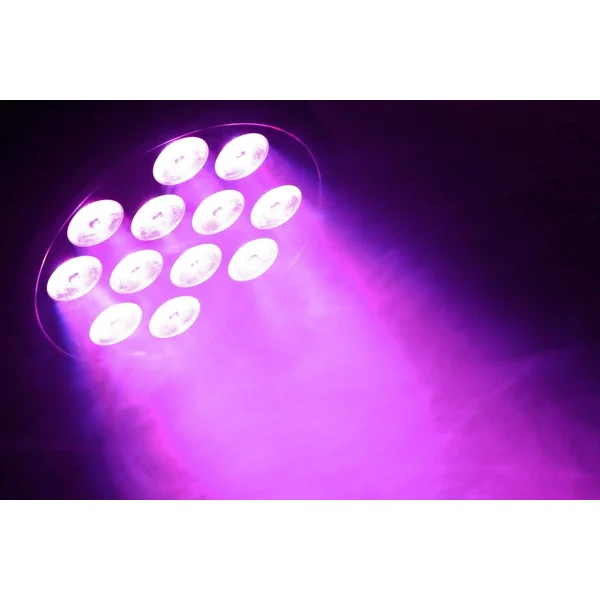 BeamZ BT300 - Projecteur FlatPAR, 12x LED RGBAW-UV, 10W par LED avec Télécommande