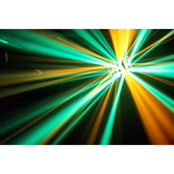 BeamZ Butterfly II LED Mini Derby - Shows Préprogrammés, Jeu de Lumières LED avec Télécommande