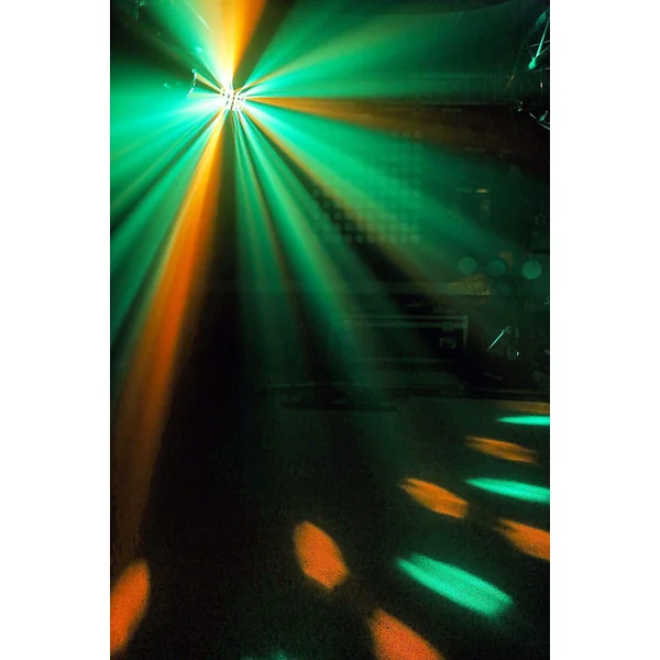BeamZ Butterfly II LED Mini Derby - Shows Préprogrammés, Jeu de Lumières LED avec Télécommande