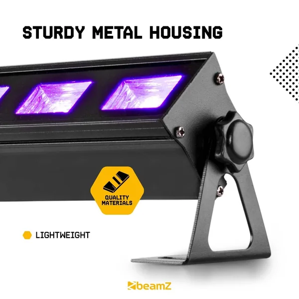 BeamZ BUV183 - Barre LED UV, 18 LED UV, Puissance 3 Watts par LED