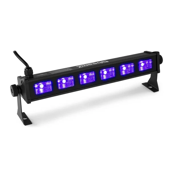 BeamZ BUV63 - Barre LED UV, 6 LED UV, Puissance 3 Watts par LED
