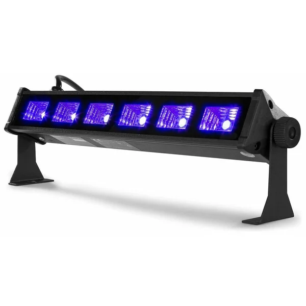 BeamZ BUV63 - Barre LED UV, 6 LED UV, Puissance 3 Watts par LED