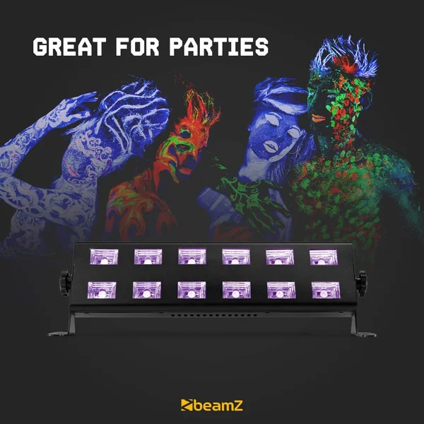 BeamZ BUV 263 Barre LED UV - 2x 6 LED UV