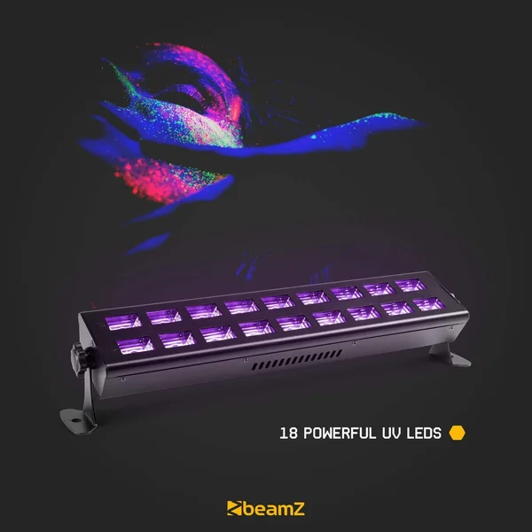 BeamZ BUV 293 Barre LED UV - 2x 9 LED UV