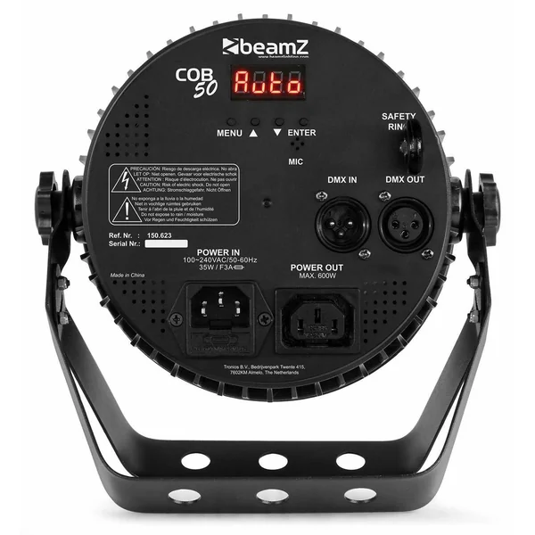 BeamZ COB50 - Projecteur LED, 1x LED 50W COB RGBWA