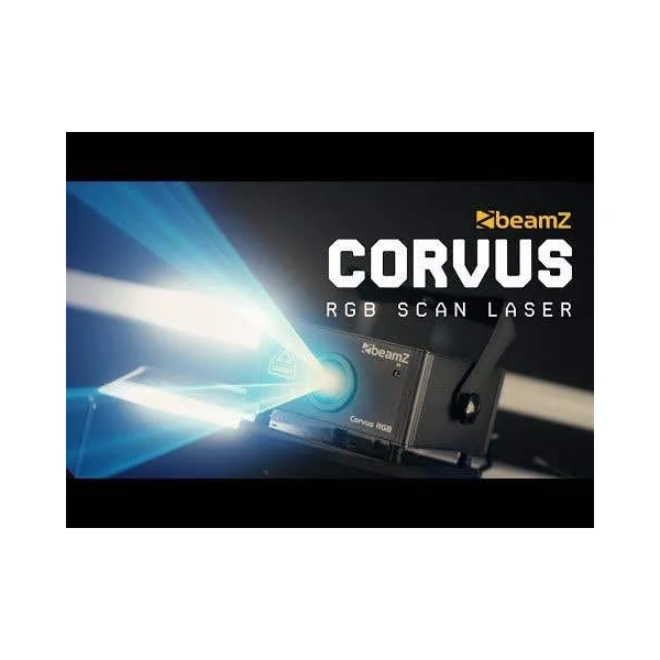 BeamZ Corvus Laser DJ Multicolore RGB avec Télécommande