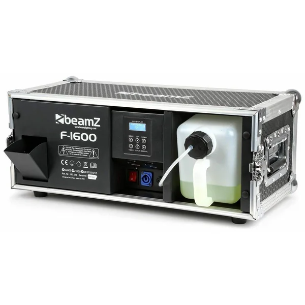 BeamZ F1600 - Machine à Brouillard avec Flightcase, 1600 Watts, Mode DMX