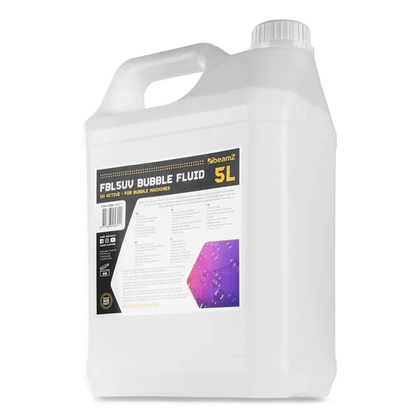 BeamZ FBL5UV - Liquide Fluorescent pour Machine à Bulles 5L
