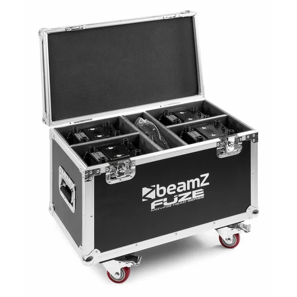 BeamZ FCFZ42 - Flightcase pour 4 Lyres FUZE2812, 712 ou 1910