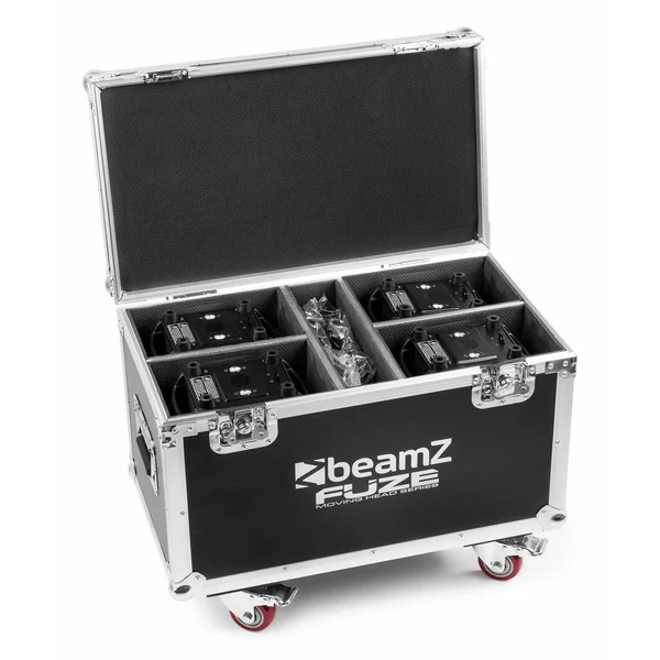 BeamZ FCFZ4 - Flightcase pour 4 Lyres de Série Fuze