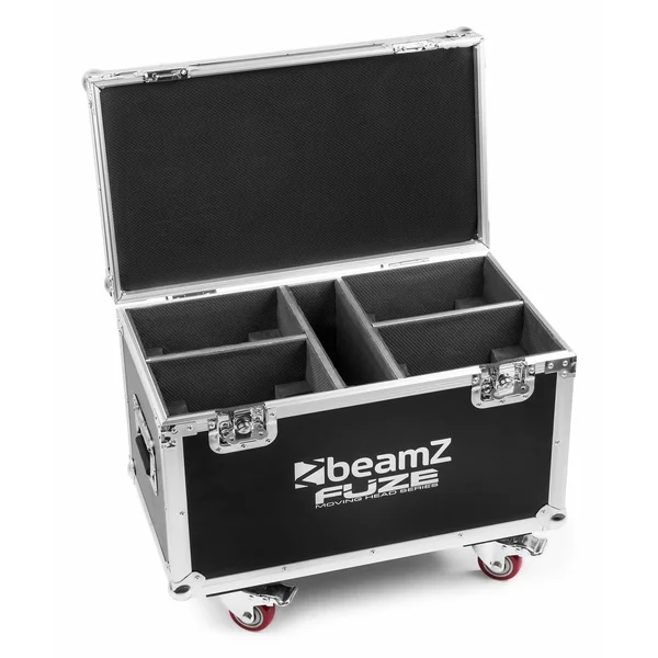 BeamZ FCFZ4 - Flightcase pour 4 Lyres de Série Fuze