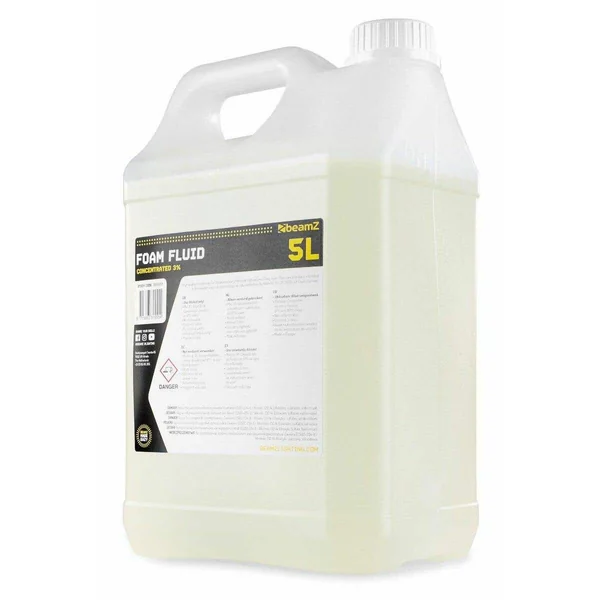 BeamZ FFL5 Liquide pour Machine à Mousse Concentré 3% - 5L