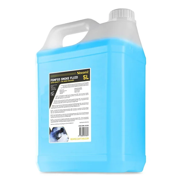 BeamZ FSMF5D - Liquide pour Machine à Fumée 5L - Très Haute Densité, Long Temps de Suspension