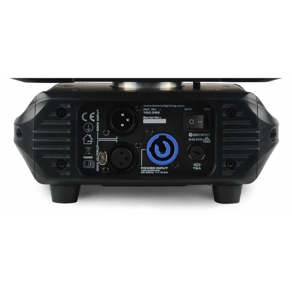 BeamZ FUZE610Z - 2 Lyres Wash avec Flightcase, 6x LED RGBW LED 10W, Mode DMX