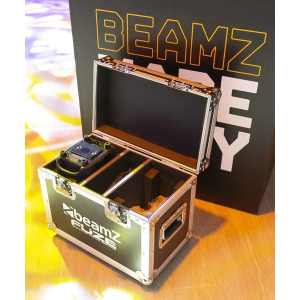 BeamZ FUZE75S - 2 Lyres Spot LED avec Flightcase 75W, Mode DMX, Roue 6 Gobos, 8 Couleurs + Blanc