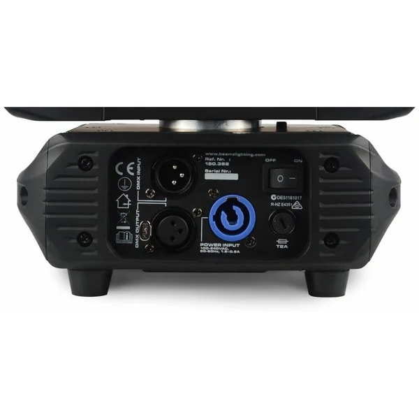 BeamZ FUZE75S - 2 Lyres Spot LED avec Flightcase 75W, Mode DMX, Roue 6 Gobos, 8 Couleurs + Blanc