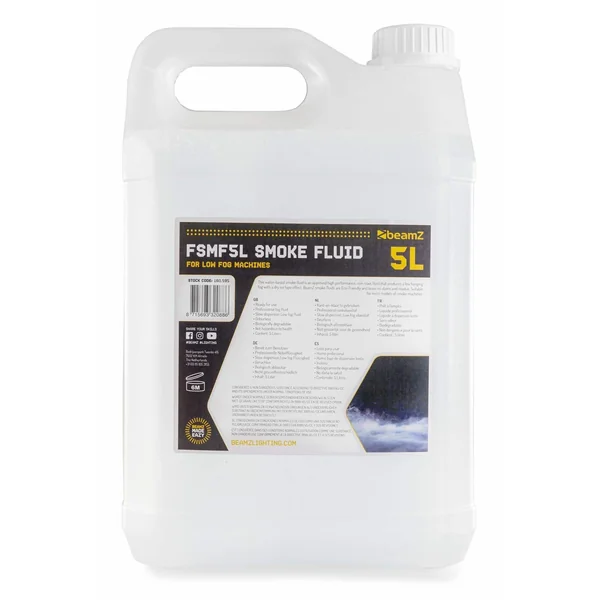 BeamZ ICE1800 Machine à Fumée Lourde avec 20 Litres de Liquide
