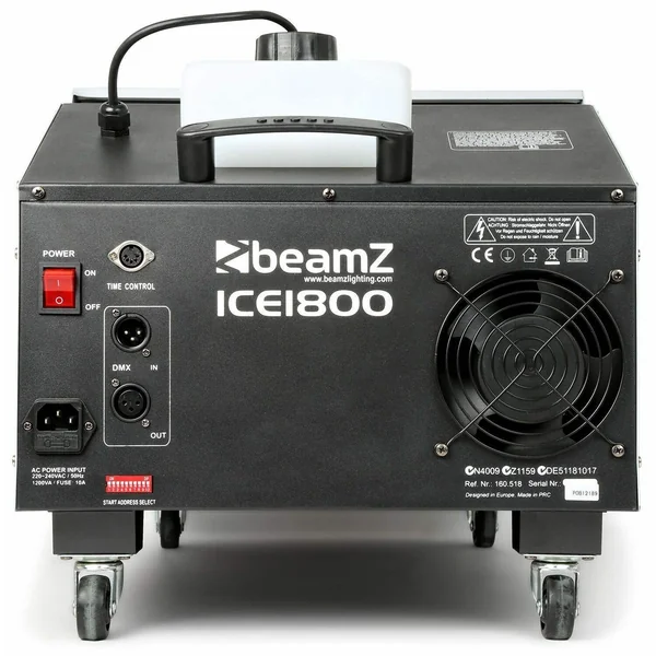 BeamZ ICE1800 - Machine à Fumée Lourde avec 5L de Liquide