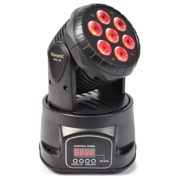 BeamZ Kit de Jeu de Lumière Set Éclairage de Scène avec 2 Lyres - moving heads Mini Wash + Sac de Transport