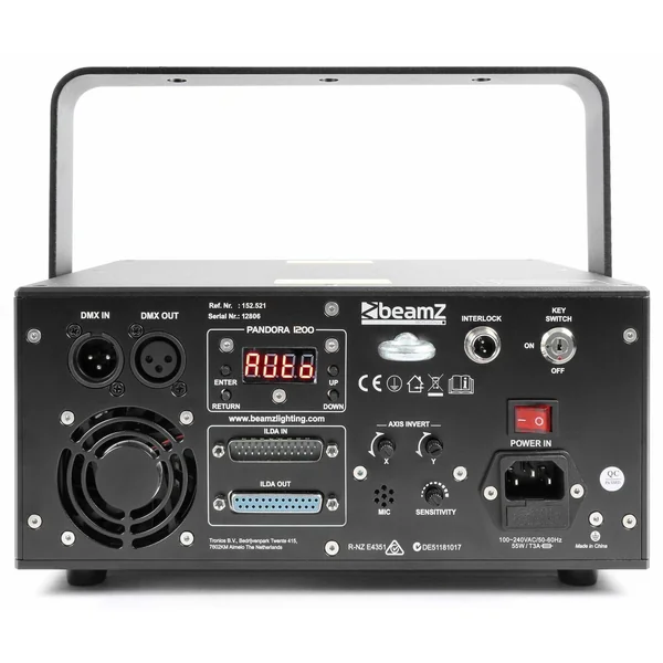 BeamZ Laser Pandora 1200 TTL RGB