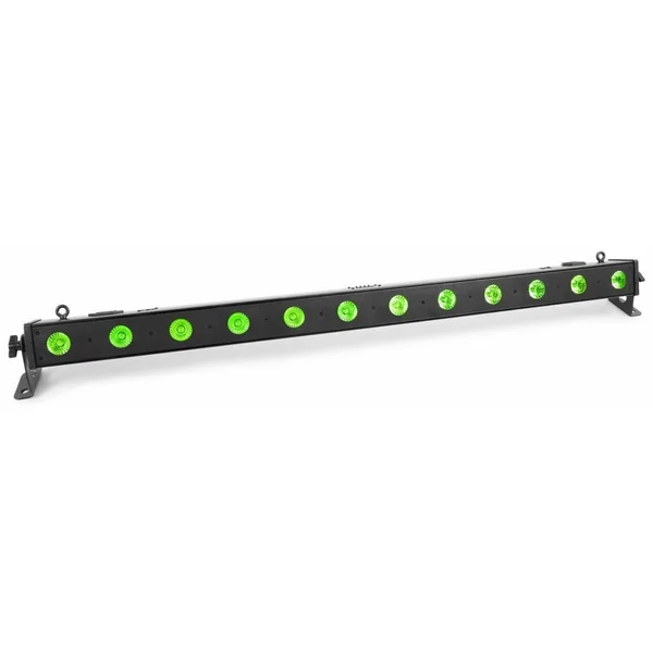 BeamZ LCB140 - Barre LED, 12x LED 6W Couleurs Rouge, Vert, Bleu, Blanc, Mode DMX